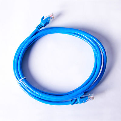 HDPE Isolatie 1.5m Blauw CCA Cat6 UTP het Flardkoord van Ethernet Lan Cable