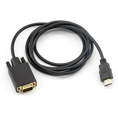 HDMI AAN Adapter 1.8m van VGA HD Laptop aan de Kabel van de Projectorconvertor