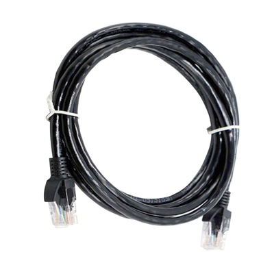 Het Flardkoord Vastgelopen Flard Zwarte 1+20M Cable van computergegevens Cat5e