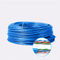 OEM 100m ethernetlan van cat5e blauwe het voorzien van een netwerkkabel 24AWG van kabelcu omdat cat5e utp