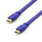 Stop 3m van het douane24k Gouden Plateren de Vlakke 3D Kabel van HDMI 1080P