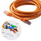 Oranje 1000ft Lengtecat7 600MHz 10gbps Ethernet Kabel