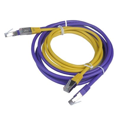 Aangepast 1m Cat6 Flardkoord 8 Kerncat6 STP Ethernet Kabel